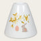 Easter candle holder, H 7cm, Porcelain, White