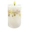 LED-ljus, H 12,5cm, Vit, Easter Blossom