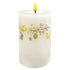 LED-ljus, H 12,5cm, Vit, Easter Blossom
