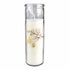 Ljus i glas H 16,5cm, Vit, Easter Blossom