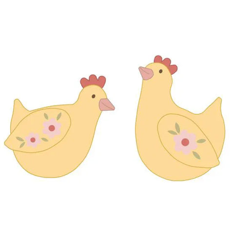 Påskkycklingar, H6,5cm, Gul, Easter Blossom