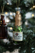Julkula i glas vinflaska