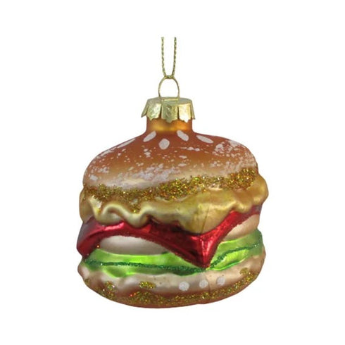 Julkula i glas Hamburgare