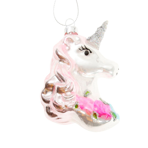 Julkula i glas Unicorn