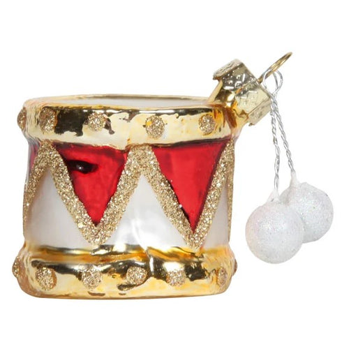 Julkula i glas Trumma