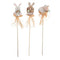 Påskdekoration på pinne, H 29,5cm, Naturell, 3/påse