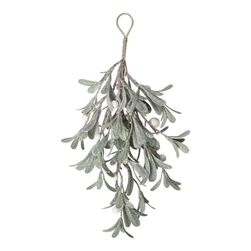 Mistel, H 40cm, Grön/Vit