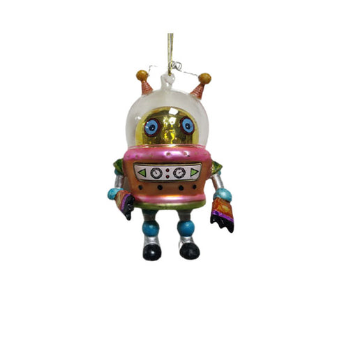 Julkula i glas Robot