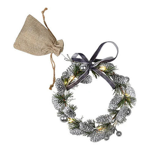 Krans för upphängning, Dia. 35cm, Silver