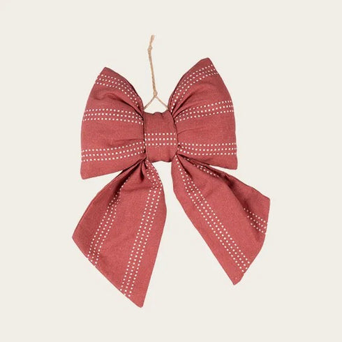 Julrosett, H 20cm, Röd