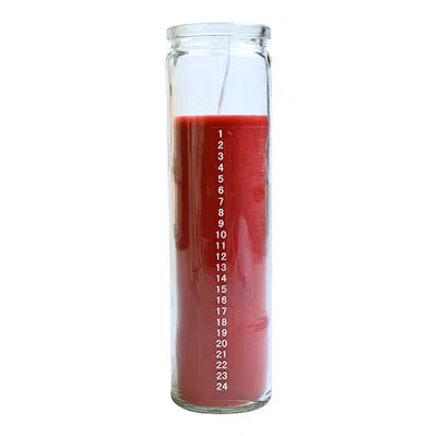 Ljus i glas, Kalenderljus 1-24, Röd