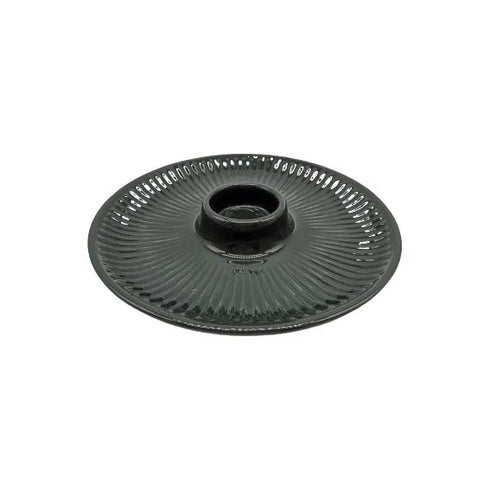 Ljusstake, Dia24cm, Dolomit, Mörkgrön