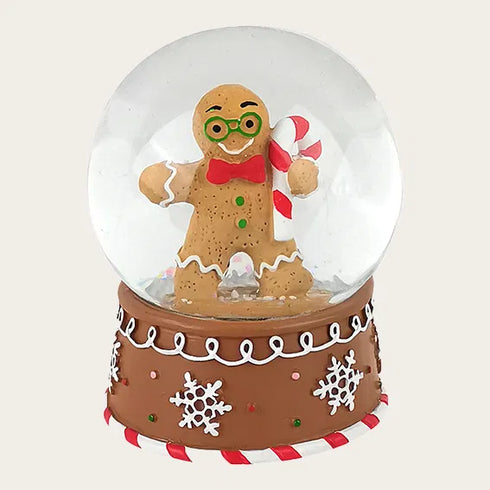 Snöglob, H 8,2cm, Dia. 6,5cm, Brun