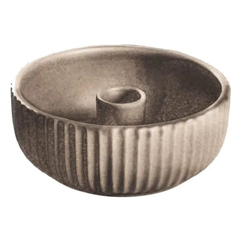 Ljusstake, Dia14,2cm, Dolomit, Grå