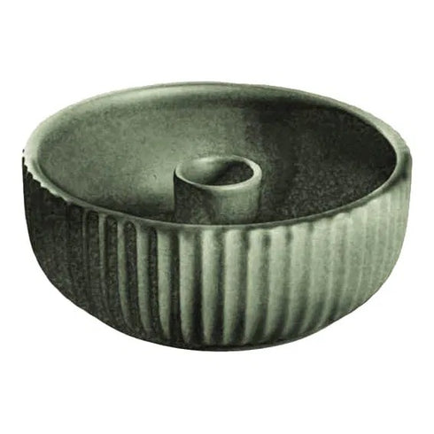 Ljusstake, Dia14,2cm, Dolomit, Grön