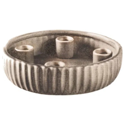 Adventsljusstake för 4 ljus, Dia20cm, Dolomit, Grå