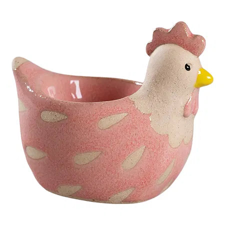 Äggkopp, H 6,4cm, B 7,2cm, D 4,4cm, Rosa