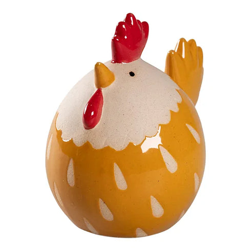 Kyckling, H 12,2cm, B 13,8cm, D 9cm, Gul