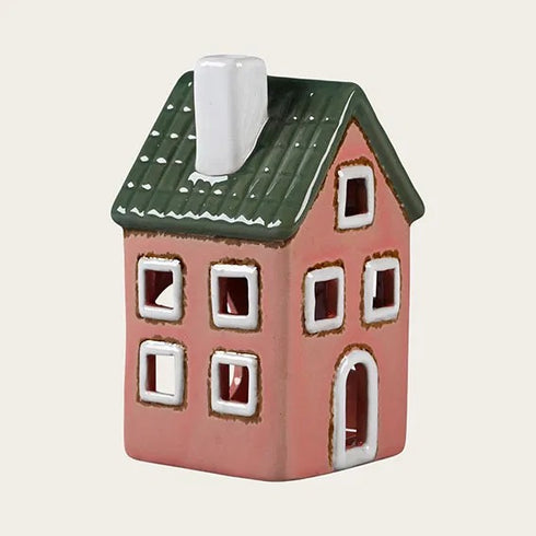 Keramikhus, Ljusrött, H 10,9cm