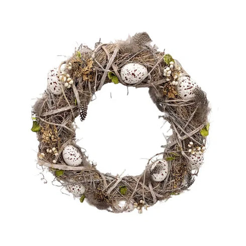 Krans, dia 36cm, Natur, Easter