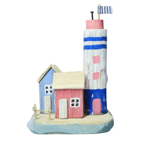 Fyr, H24cm, Flerfärgad