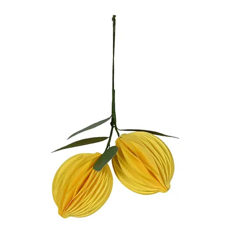 Citron för upphängning, H 15cm, Gul