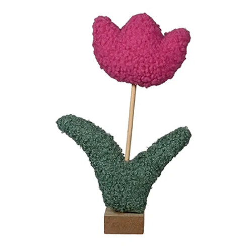 Blomma för dekoration, H 22cm, Rosa