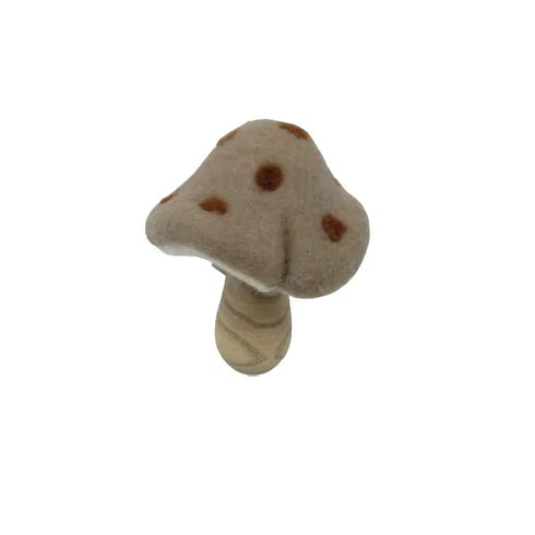 Svamp, H 13cm, Brun, Trä