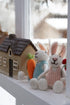 Påskhare, H 14cm, B 8cm, D 7cm, Vit