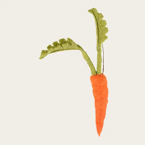 Morot, H 10cm, Ull, Orange