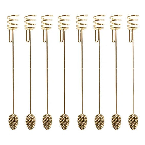 Ljushållare till julgranen, H15,8cm, Guld