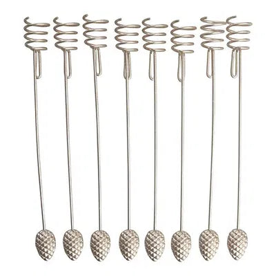 Ljushållare till julgranen, H15,8cm, Champagne