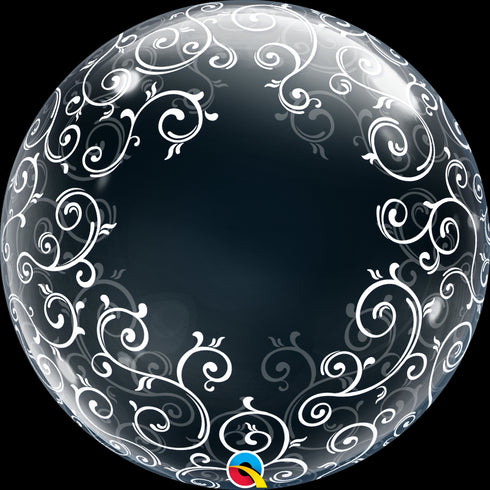 24" DECO BUBBLE 001CT FANCY FILIGREE