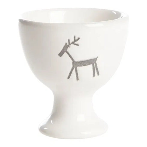 Äggkopp, Grå ren, H 5,6 cm