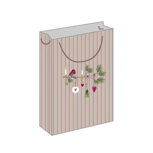 Presentpåse, Julfrid, 24cm