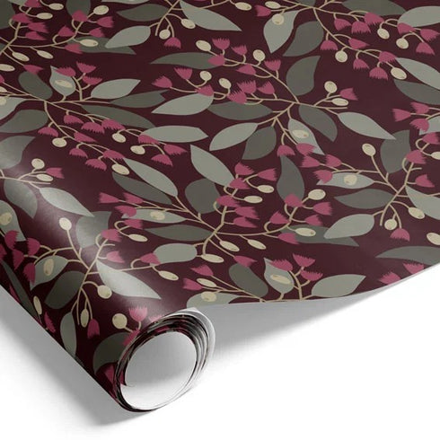 Wrapping Paper, Autumn Wishes, Brown, 5M