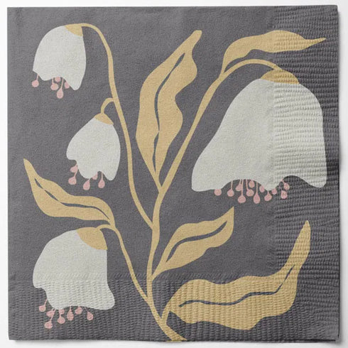 Servetter, 3-lags, Brun, Brown Wishes