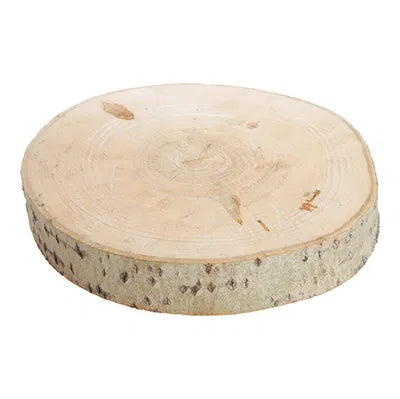 Träskivor för dekoration, Dia.20-23 cm, Trä, Natur