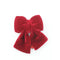 Rosett i sammet, H 15cm, Röd
