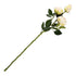 Konstblomma, Ros, H54cm, Vit