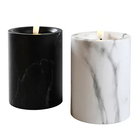 LED-ljus, m. marmorerad yta