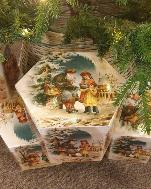 Julkulor Nostalgi 14 st i ask