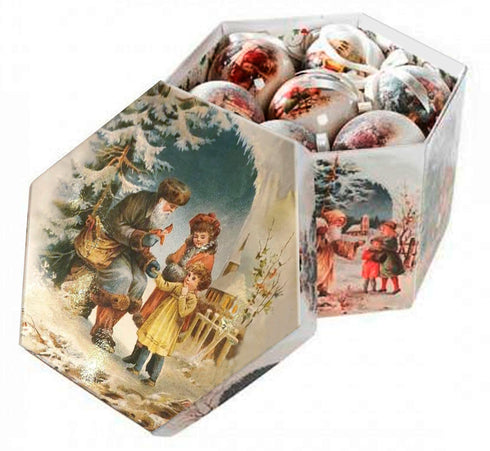 Julkulor Nostalgi 14 st i ask