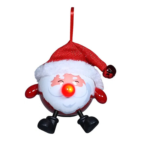 Julkula - Tomte för upphängning, med 1LED,H12xDia8,2cm