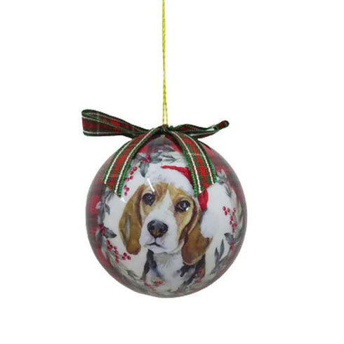 Julgranskula, Dia7,5cm, Styrofoam m. Beagle