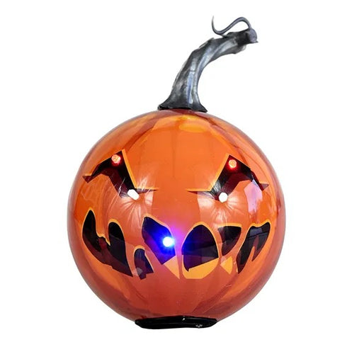 Halloweenkula med LED, Pumpa, H 15 cm
