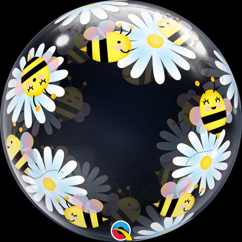 24" DECO BUBBLE 001CT SWEET BEES & DAISIES