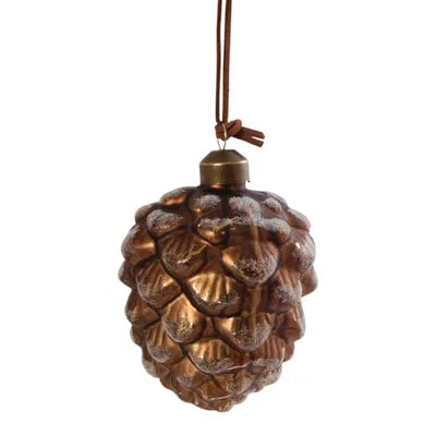 Kotte, H10cm, Glas, Mörkbrun