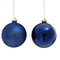 Blå julgranskulor, Dia 8cm, 2ass