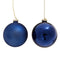 Blå julgranskulor, Dia 10cm, 2ass
